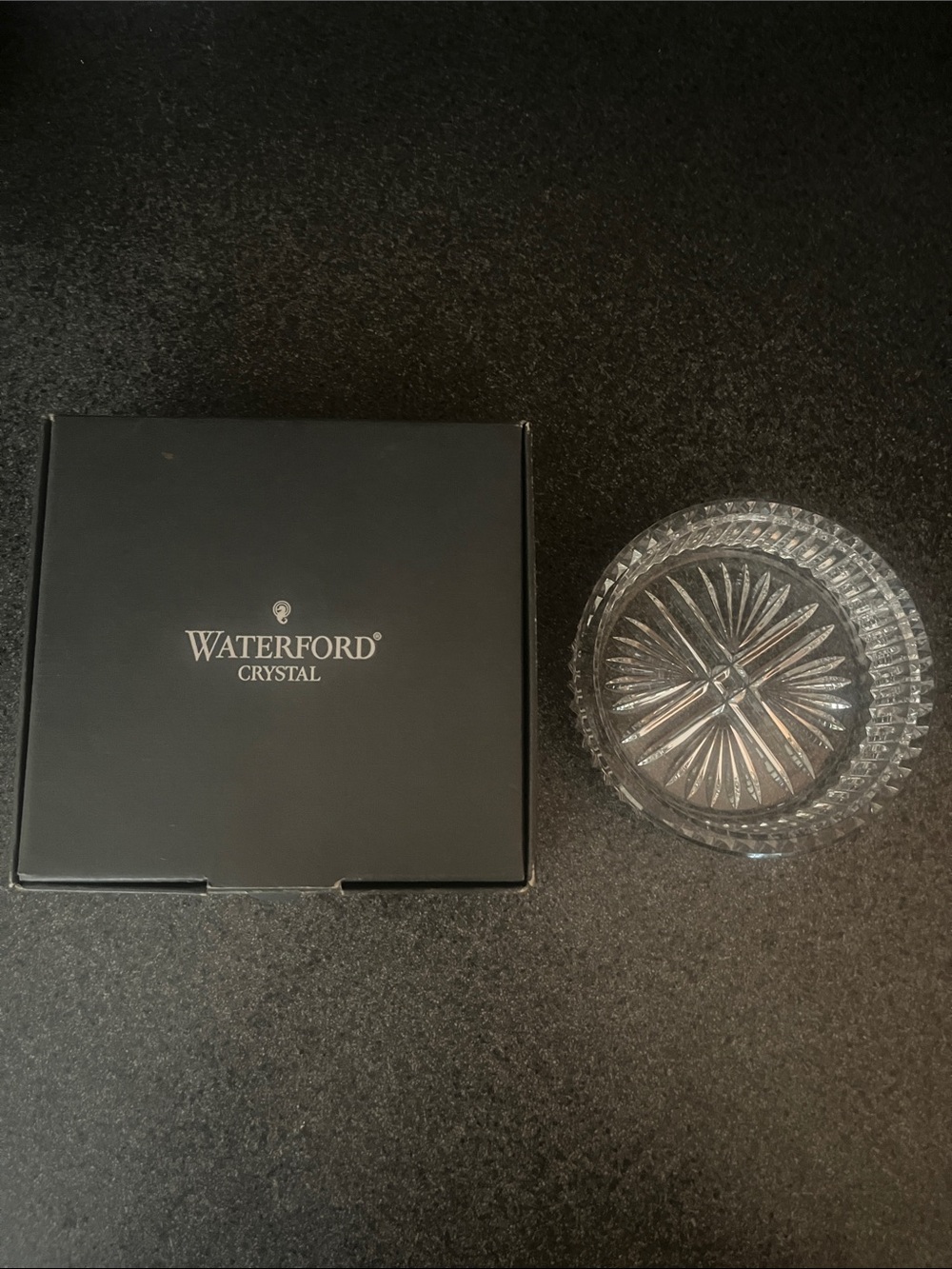 Waterford Crystal Wine Bottle Coaster